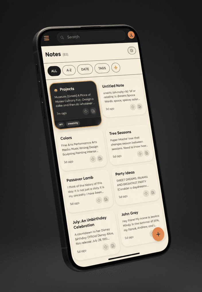 Notova App Interface